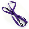 Purple Dog Leash width 2 cm 0.78 ", black extras