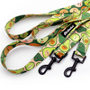 Dog Leash Guacamole Time Psiakrew width 2.5 cm, 1"  wide, snap hook black 6cm
