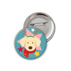 Dog Labrador Retriever Christmas Badge Psiakrew Button Badzyk 25mm