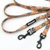 Long Dog Leash Dogberry Psiakrew width 1,5 cm (0.78"), black snap hook 6 cm