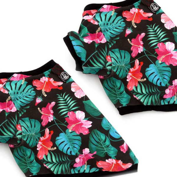 T-shirt for Dog Tropical Monstera Psiakrew, monstera print