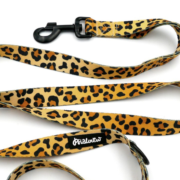 Dog Leash Tarzan Psiakrew width 2.5 cm, 1" wide, big black snap hook 8 cm