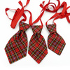 Weihnachts-Scotch-Hundekrawatte Tartan Psiakrew