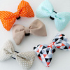 Orange and white polka dot Dog Bow Tie Mandarin, Pet Bow Tie, Bowtie, Collar Attachment
