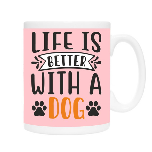 Kubek dla Psiarza Collie Life is Better with a Dog Psiakrew