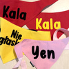 Bandana with the name of the Dog Psiakrew, personalized tied handkerchief, red bandana scarf