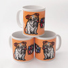 Mug with English Bulldog Mascot