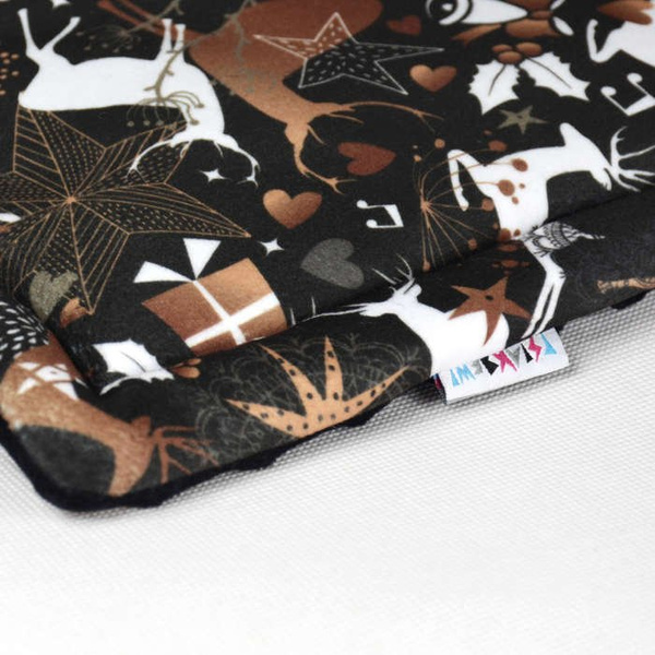 Premium Mat Plaid Blanket for the dog, Deer Calls Psiakrew Design