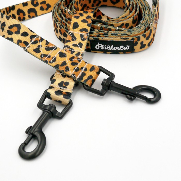 Dog Leash Tarzan width 2 cm wide, black snap hook 6 cm