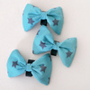 Blue and grey stars Dog Bow Tie Zoja, Pet Bow Tie, Bowtie, Collar Attachment