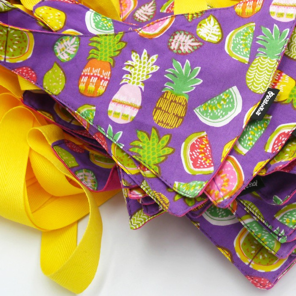 Ananas Psiakrew Bandana, gebundenes Taschentuch, Baumwollschal mit Tattoo-Motiven