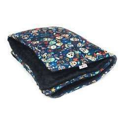 Koc dla psa Día de los Muertos mata, pled polar Minky