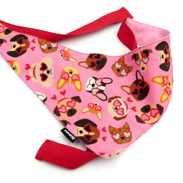 Look in Love Psiakrew Bandana, gebundenes Taschentuch, Baumwollschal