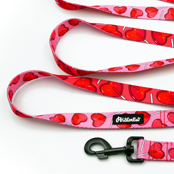 Dog Leash Lollipops Psiakrew snap hook black 8cm