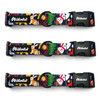 Dog Collar Psiakrew Winter is coming 2.5 cm 1"  wide, black extras