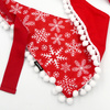 Dog Bandana Snowflakes handkerchief style to tie around your pet’s neck