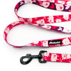 Dog Leash Piggy in Love Psiakrew snap hook black 8cm