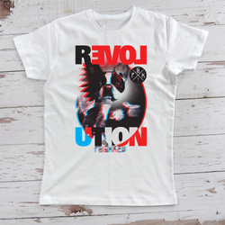 Psiakrew women's short-sleeved T-shirt Revolution French Bulldog