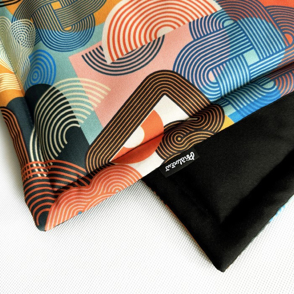 Waterproof Mat for the dog, puppy, cat, Geo Snake Psiakrew Design