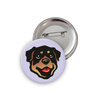 Dog Rottweiler Badge Psiakrew Button Badzyk 25mm