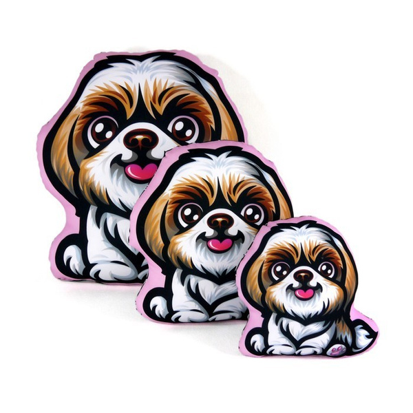 Poduszka Pies Shih Tzu Psiakrew Przytulanka Maskotka Zabawka Pluszak