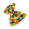 A colorful bow tie for a Dog, Cat, Pet fastened to the collar Psiakrew
