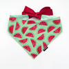 Watermelon Psiakrew Bandana, gebundenes Taschentuch, Baumwollschal