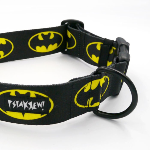 Obroża Regulowana dla Psa Batdog szeroka na 4 cm dla dużych psów