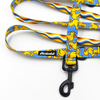 Dog Leash Ducky Duck width 2.5 cm, 1"  wide, black snap hook 8cm