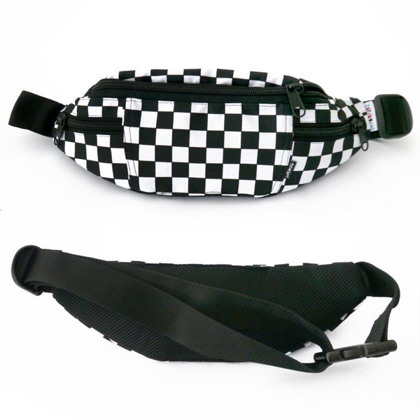 Fanny Pack Hip Bag Checker, Bum Bag Psiakrew, checker print
