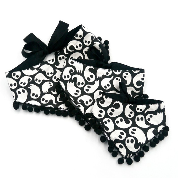 Halloween Hundehalstuch Ghosts Psiakrew, Taschentuch zum Binden um den Hals Ihres Haustieres