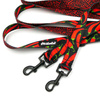 Smycz Dla Psa Przepinana Regulowana Red Hot Chili Psiakrew, 2,5 cm, karabińczyk 6cm czarny