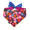 Dog Bandana Flowerbed Psiakrew handkerchief style to tie around your pet’s neck