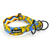 Half-choke collar Ducky Duck Psiakrew, 4 cm wide, medium and big dogs, black extras