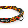 Dog Collar Psiakrew Dog On Fire, 2 cm 0.78"  wide, for smaller dogs, black extras
