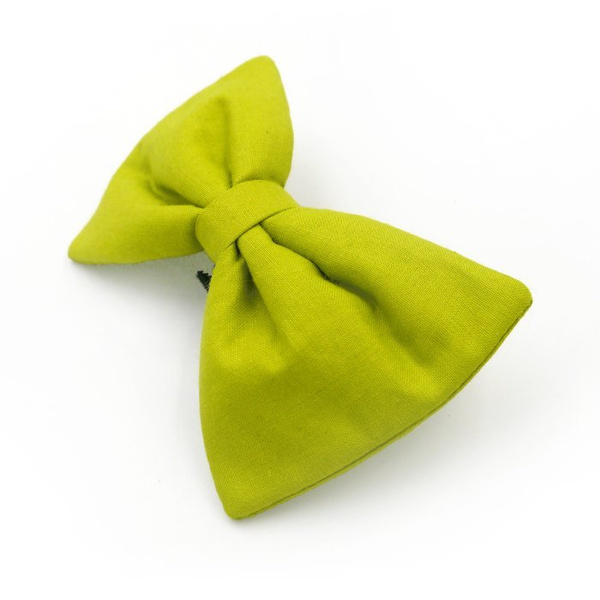 Dog Bow Tie Lime Pet Bow Tie, Bowtie, Collar Attachment